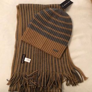 Michael Kors hat and scarf set